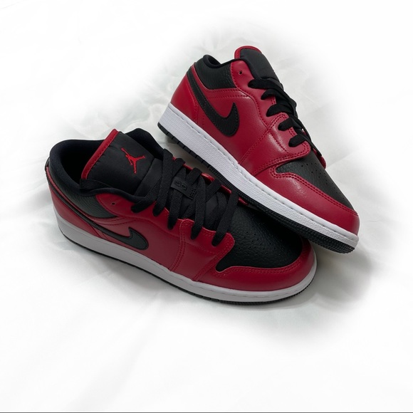 AIR JORDAN 1 LOW GYM RED / BLACK - Picture 13 of 14